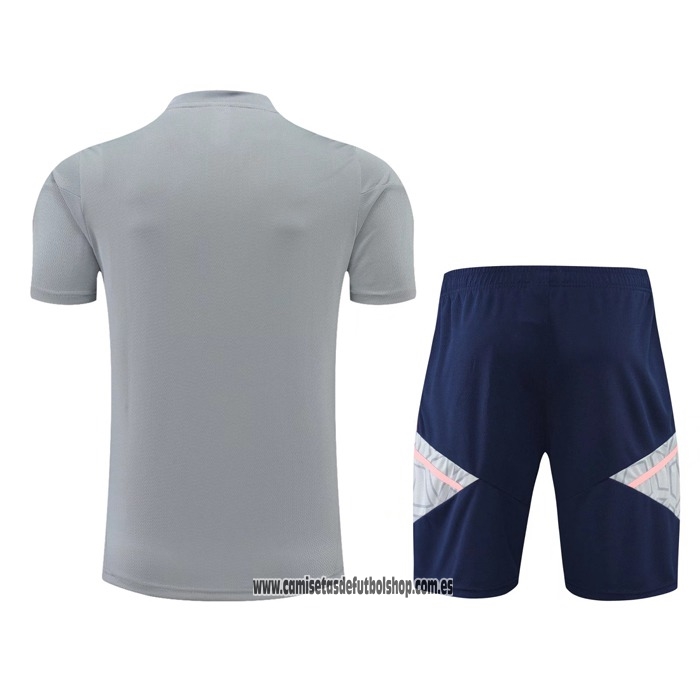 Chandal del Arsenal 22-23 Manga Corta Gris - Pantalon Corto